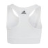 T-shirt adidas T-shirt branca linear para rapariga