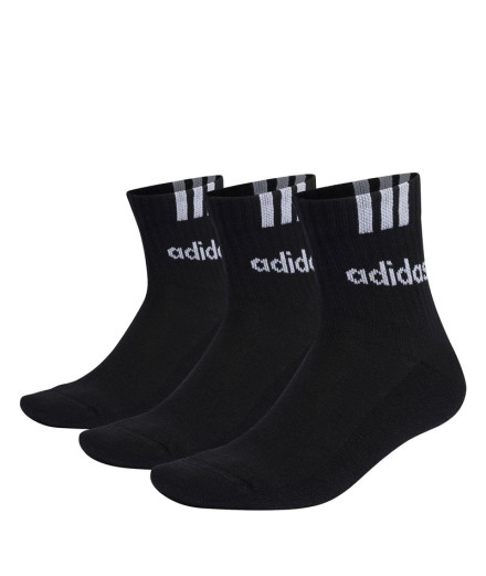 Meias adidas Cushiones 3S 3-pack Preto