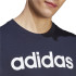 Camiseta adidas Essentials Linear Logo Preto Homem