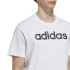 Camiseta adidas Essentials Linear Logo Branco Homem