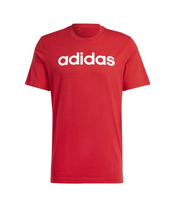 Camiseta adidas Essentials Linear Logo Vermelho...