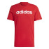 Camiseta adidas Essentials Linear Logo Vermelho Homem