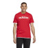 Camiseta adidas Essentials Linear Logo Vermelho Homem