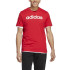 Camiseta adidas Essentials Linear Logo Vermelho Homem