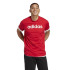 Camiseta adidas Essentials Linear Logo Vermelho Homem