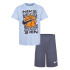Conjunto Nike Df Icon Short Boy Cinzento