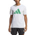 Camiseta adidas Essenciais do comboio Branco Homem