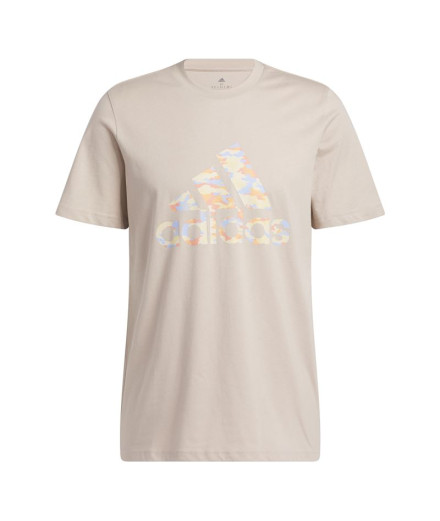 Camiseta adidas Camo Bege Homem