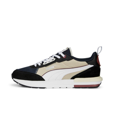 Puma R22 Preto e Bege Sapatilhas para homem