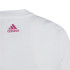 T-shirt adidas Essentials Linear Logo Cotton White T-Shirt para rapariga