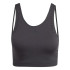 Soutien de desporto adidas Aeroknit Light-Support para mulher Preto