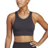 Soutien de desporto adidas Aeroknit Light-Support para mulher Preto