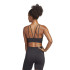 Soutien de desporto adidas Aeroknit Light-Support para mulher Preto