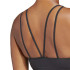 Soutien de desporto adidas Aeroknit Light-Support para mulher Preto