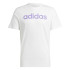 Camiseta adidas Essentials Single Jersey Branco Homem