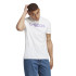 Camiseta adidas Essentials Single Jersey Branco Homem
