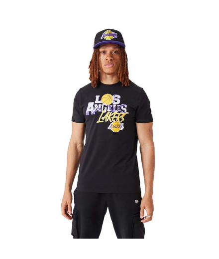 New Era T-Shirt NBA Infill Graphic LA Lakers para homem,...