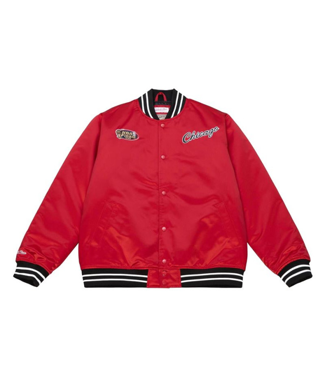 Casaco Mitchell & Ness Chicago Bulls Vermelho...