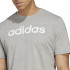 Camiseta adidas Homem Essentials Logo Linear Cinzento