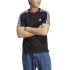 Camiseta adidas Homem Essentials Single 3 Band Preto