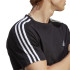 Camiseta adidas Homem Essentials Single 3 Band Preto