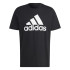 Camiseta adidas Homem Essentials Single Big Logo Preto