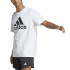 Camiseta adidas Homem Essentials Single Big Logo Branco