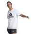 Camiseta adidas Homem Essentials Single Big Logo Branco