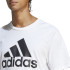 Camiseta adidas Homem Essentials Single Big Logo Branco