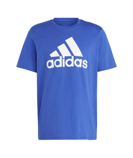 Camiseta adidas Homem Essentials Single Big Logo Blue
