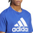 Camiseta adidas Homem Essentials Single Big Logo Blue