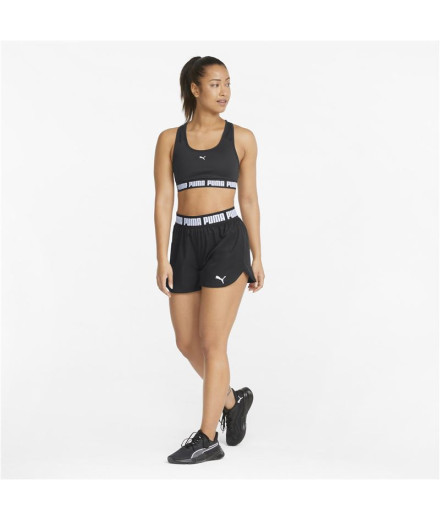 Calça Puma Train Strong Woven 3" Short Preto Mulher