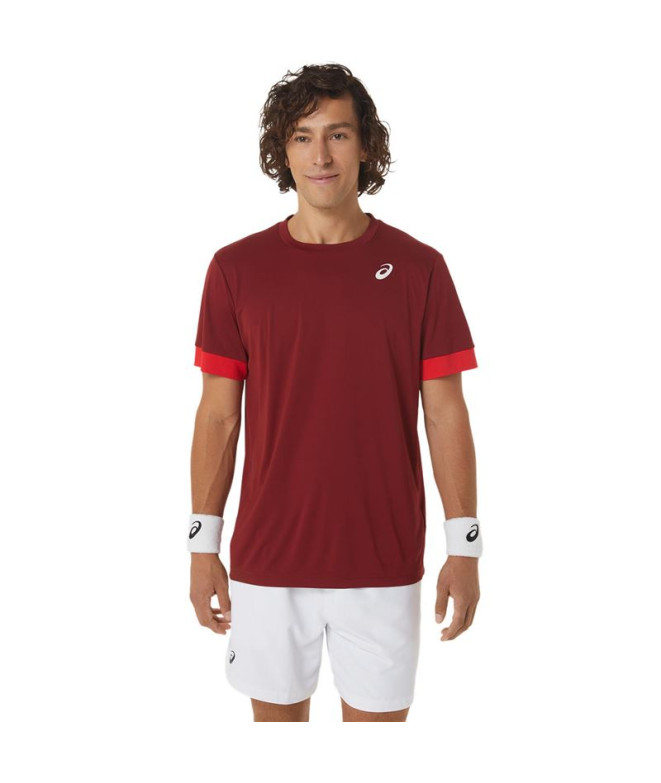 Camiseta por Tênis ASICS Court Homem Garnet
