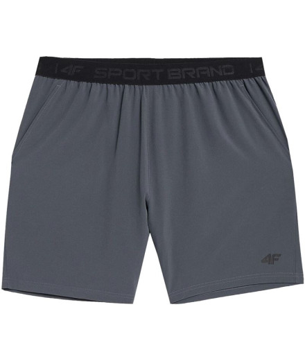 Calças de fitness 4F cinzento Homens