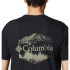 T-shirt de montanha preta para homem Columbia Rockaway River™ Back Graphic Graphic