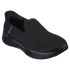 Sapatilhas Skechers Go Walk Flex - Relis Mulher Preto Têxtil/Bordas