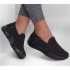 Sapatilhas Skechers Go Walk Flex - Relis Mulher Preto Têxtil/Bordas