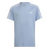 T-Shirt de fitness adidas Essentials 3S Menino Azul