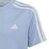 T-Shirt de fitness adidas Essentials 3S Menino Azul