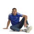 Camiseta adidas Homem Essentials Single 3S Azul