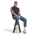 Polo adidas 3 Stripes Preto para homem