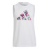 T-Shirt de fitness adidas G Tr-Es Tk Girls Branco