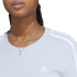 T-shirt adidas 3S T Azul Mulher