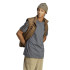 T-Shirt adidas Essentials Single 3 Stripes Man Cinzento