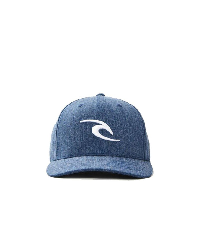 Boné Rip Curl Homem Tepan Flexfit Azul