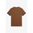 Fred Perry Ringer T-shirt castanha Homem