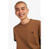 Fred Perry Ringer T-shirt castanha Homem