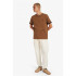 Fred Perry Ringer T-shirt castanha Homem