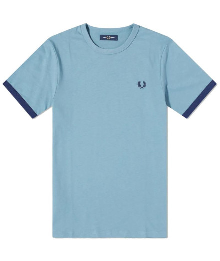 Fred Perry Ringer T-shirt azul Homem