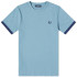 Fred Perry Ringer T-shirt azul Homem